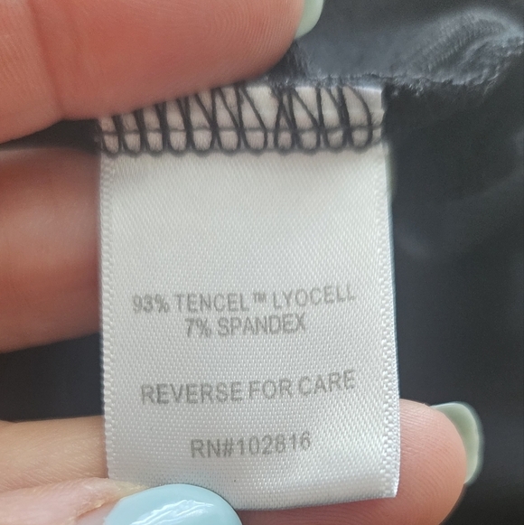 Garnet Hill Cowl-Neck Knit Black Tunic Size XL Closet Staple Minimalist - Picture 8 of 8